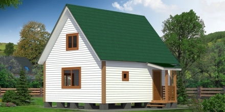 Проект деревянного дома Каркасный дом СД-5_1 в Ярославле