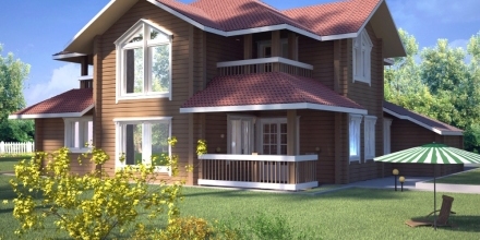 Проект деревянного дома Проект дома из бруса Пассат в Ярославле